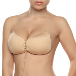 Bye-Bra - Lace-It Renforcement Push-Up Beige Bonnet C